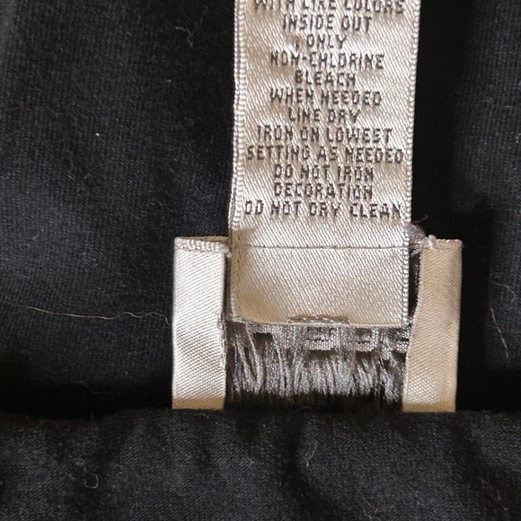 Chico’s Embellished Tunic Black Size 2 classic long sleeve stretchy fabric - Picture 9 of 11